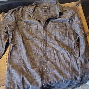 INC International Concepts Charcoal Dress Shirt